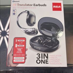 RCA Translator Earbuds - Black